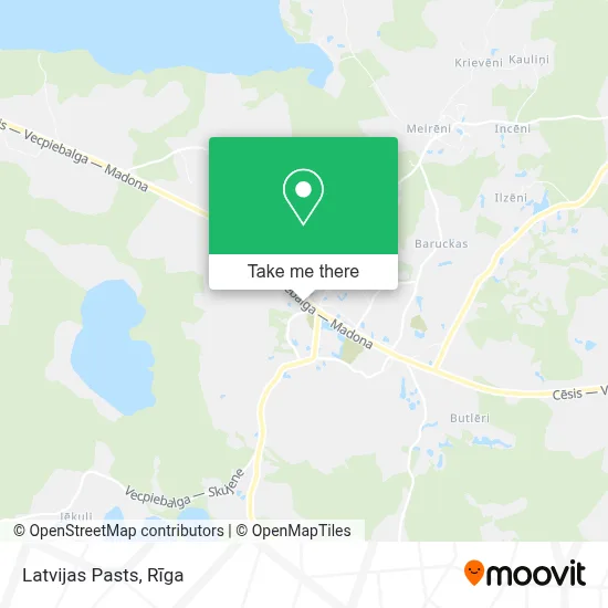 Latvijas Pasts map