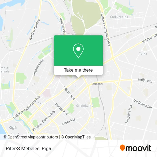 Piter-S Mēbeles map