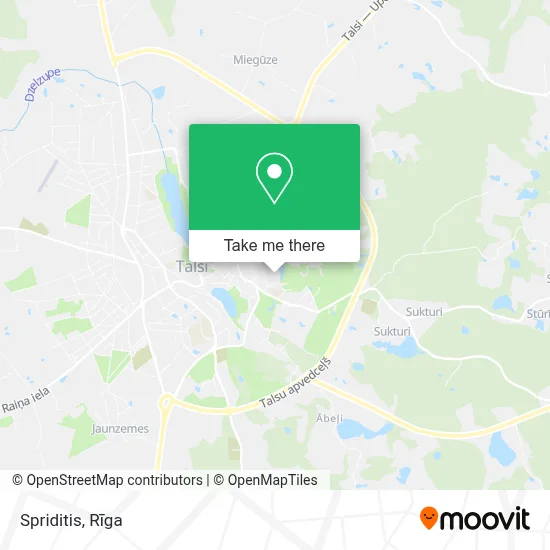 Spriditis map