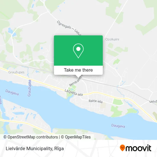 Lielvārde Municipality map