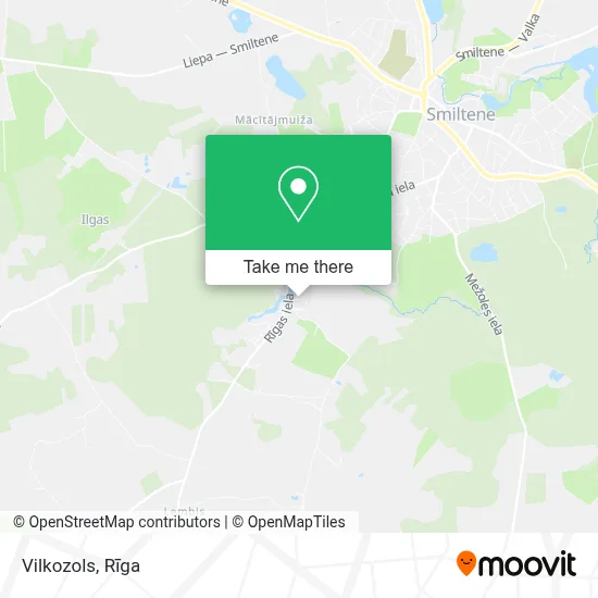 Vilkozols map