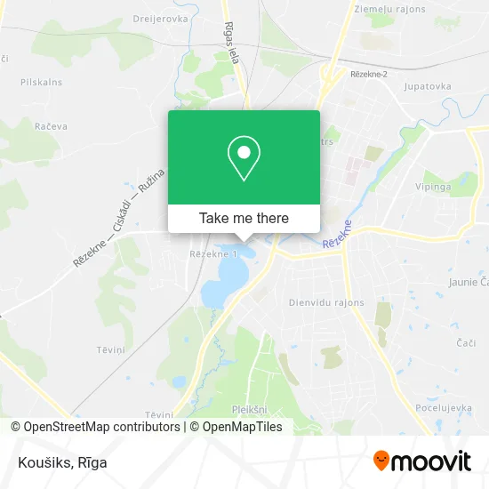 Koušiks map