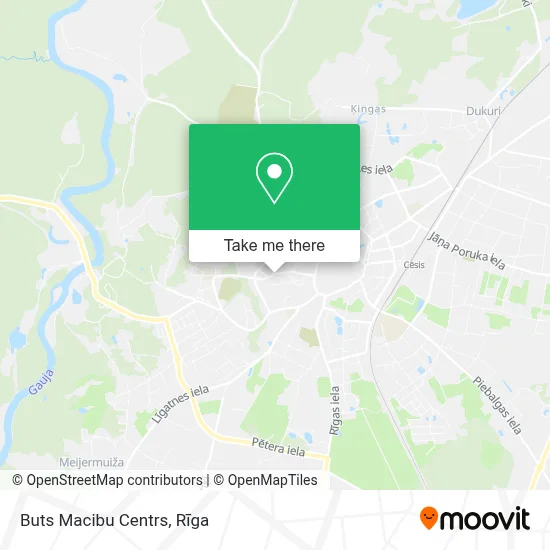 Buts Macibu Centrs map