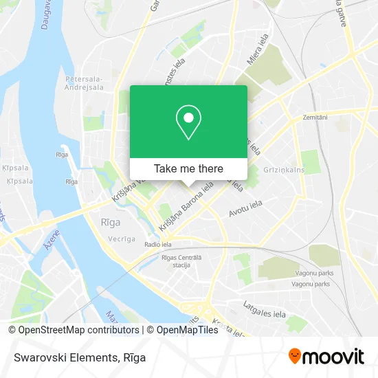 Swarovski Elements map