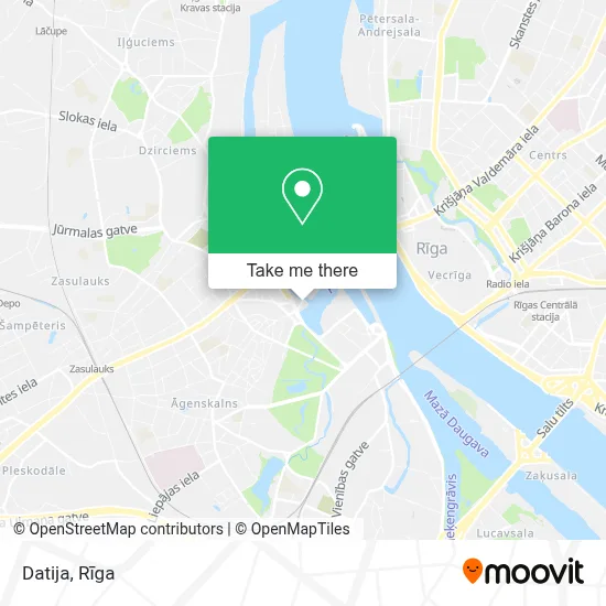 Datija map