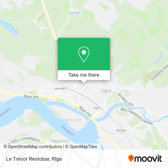 Le Trésor Restobar map