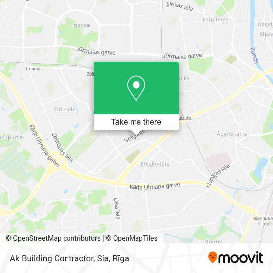 Ak Building Contractor, Sia map