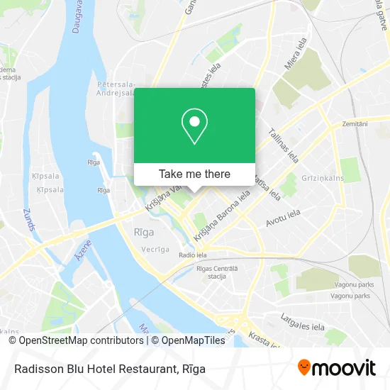 Restaurant Radisson Blu Hotel map