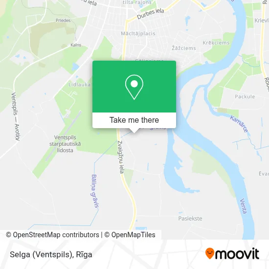 Selga (Ventspils) map