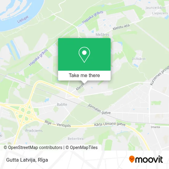 Gutta Latvija map