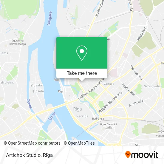 Artichok Studio map