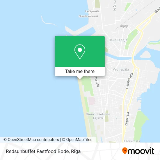Redsunbuffet Fastfood Bode map