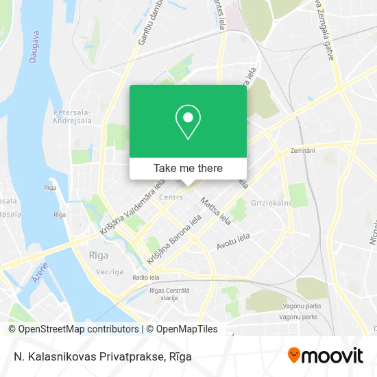 N. Kalasnikovas Privatprakse map