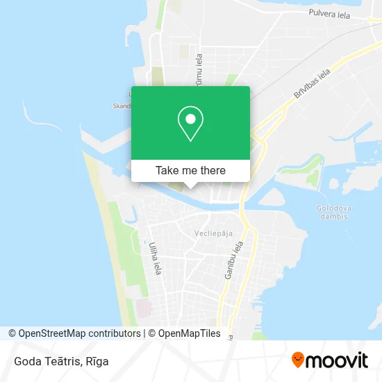 Goda Teātris map