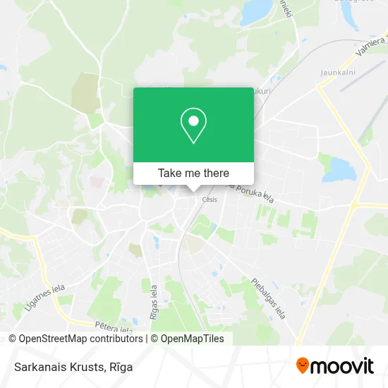 Sarkanais Krusts map