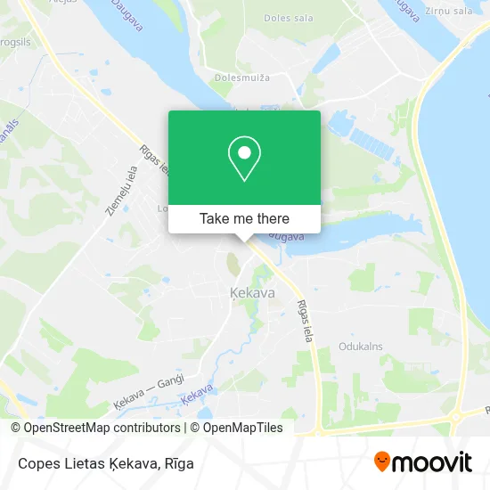 Copes Lietas Ķekava map