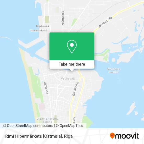 Rimi Hipermārkets [Ostmala] map