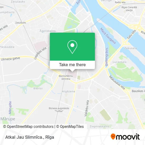 Atkal Jau Slimnīca. map