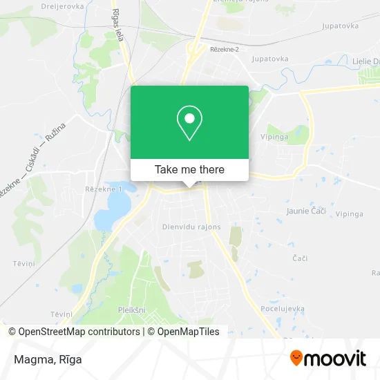Magma map
