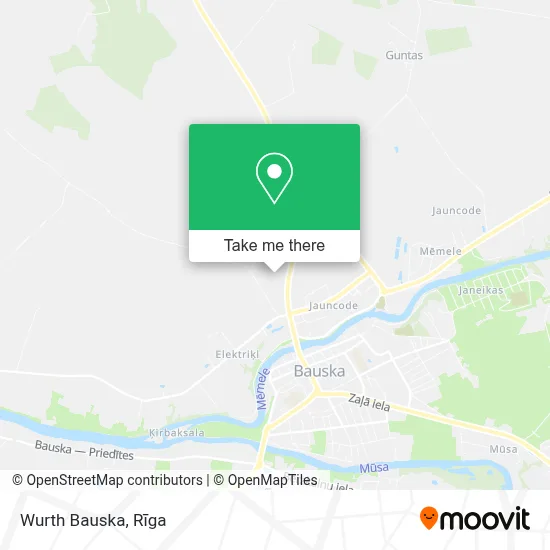 Wurth Bauska map