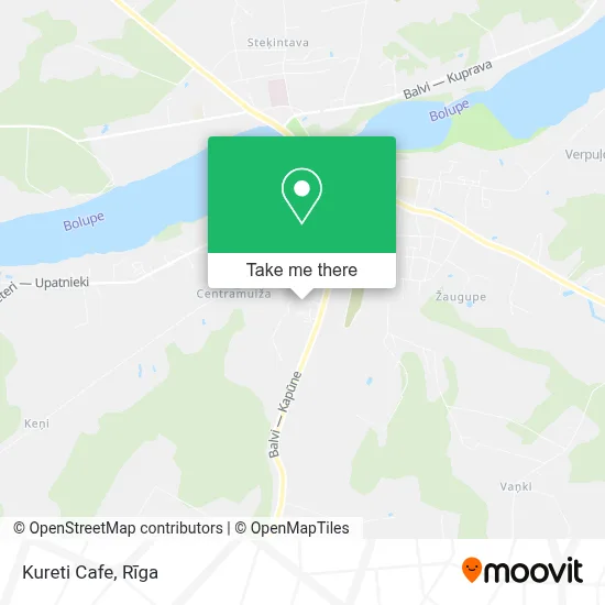 Kureti Cafe map