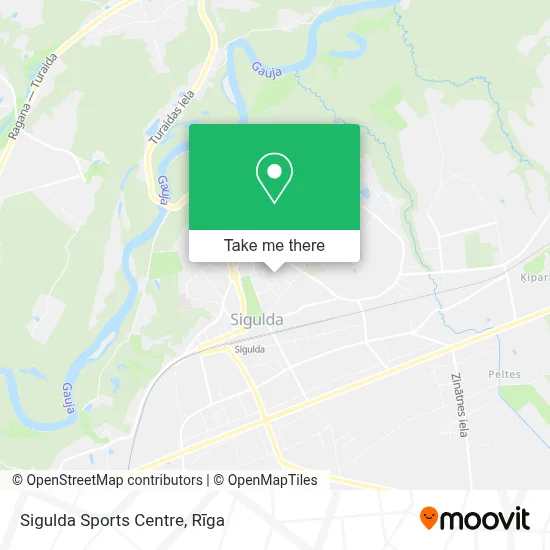 Sigulda Sports Centre map
