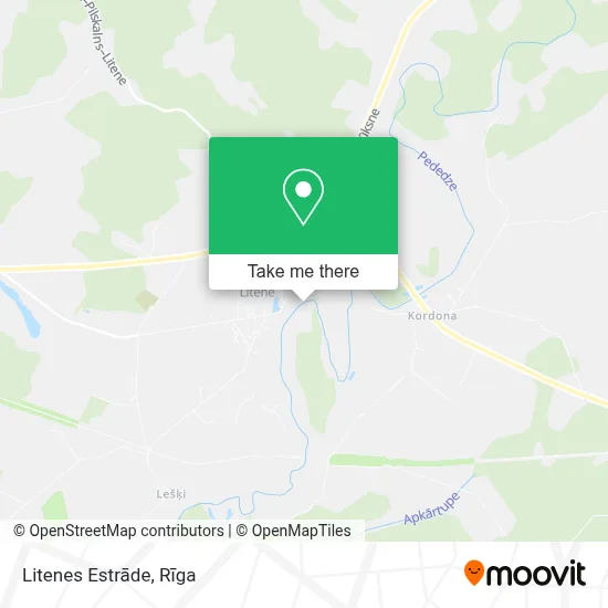 Litenes Estrāde map