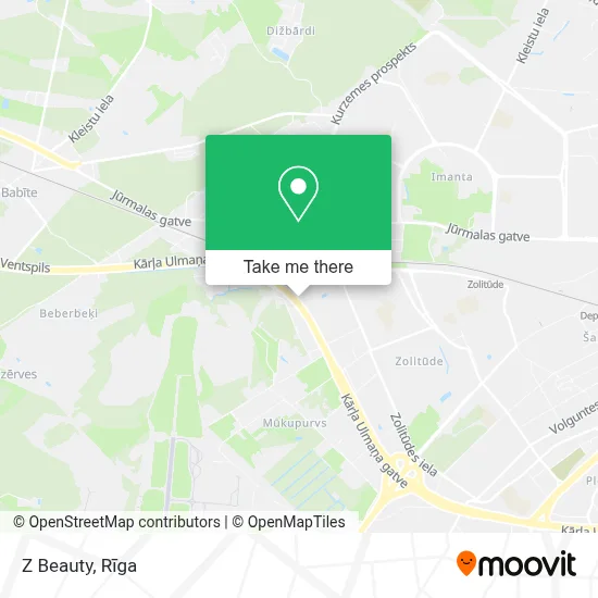Z Beauty map
