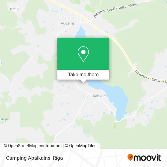 Camping Apalkalns map