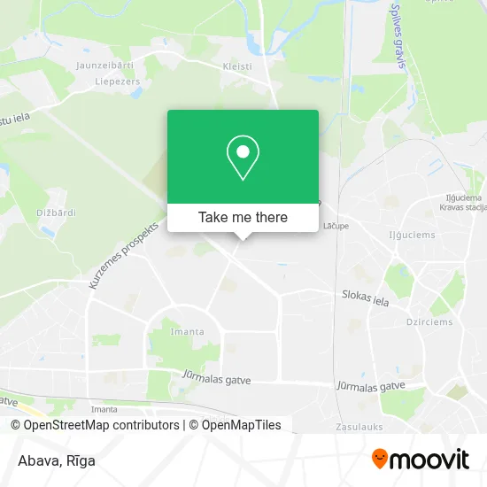 Abava map