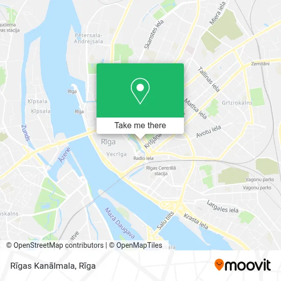 Rīgas Kanālmala map