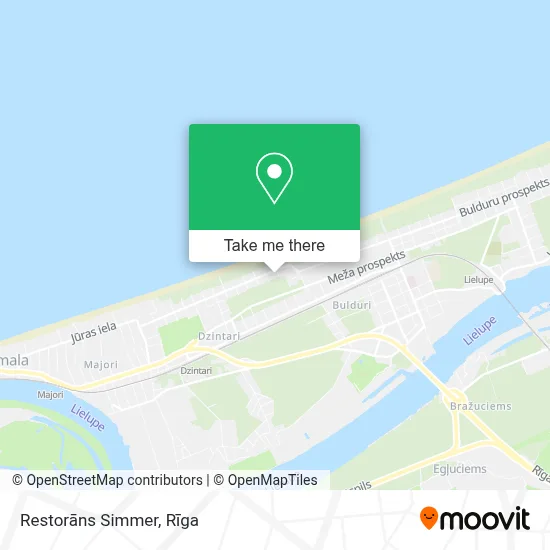 Restorāns Simmer map