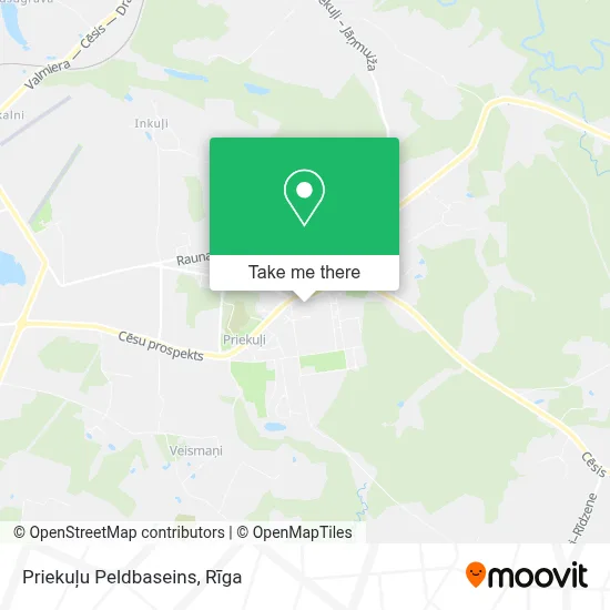 Priekuļu Peldbaseins map