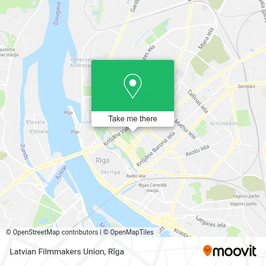Latvian Filmmakers Union map