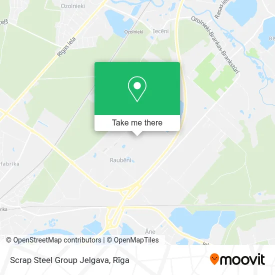 Scrap Steel Group Jelgava map