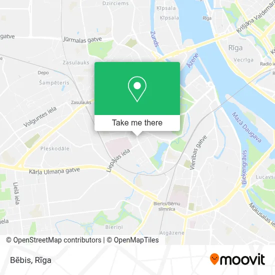 Bēbis map