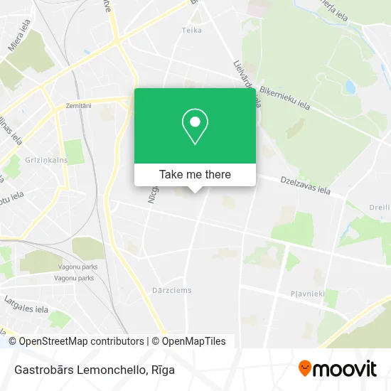 Gastrobārs Lemonchello map
