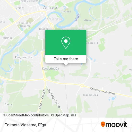 Tolmets Vidzeme map
