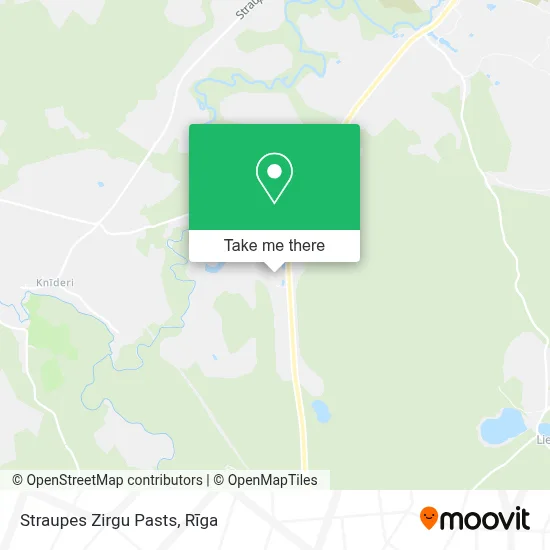 Straupes Zirgu Pasts map