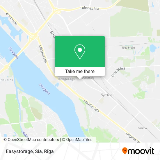 Easystorage, Sia map