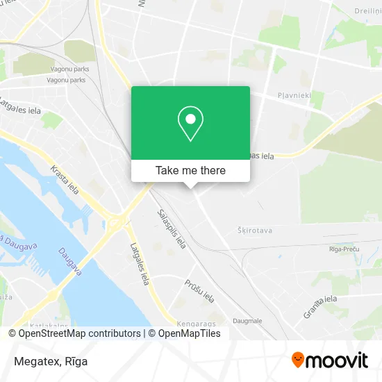 Megatex map