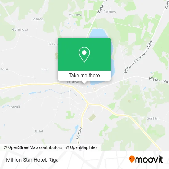 Million Star Hotel map