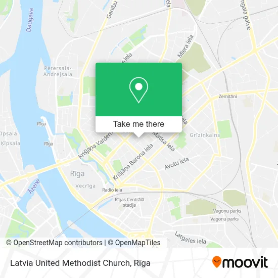 Latvia United Methodist Church map