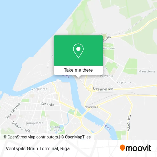 Ventspils Grain Terminal map