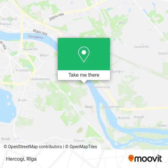 Hercogi map
