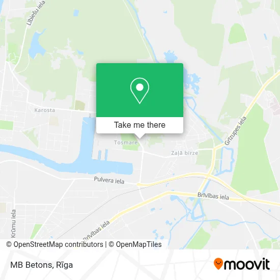 MB Betons map