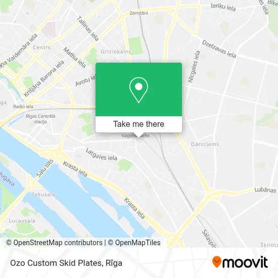 Ozo Custom Skid Plates map