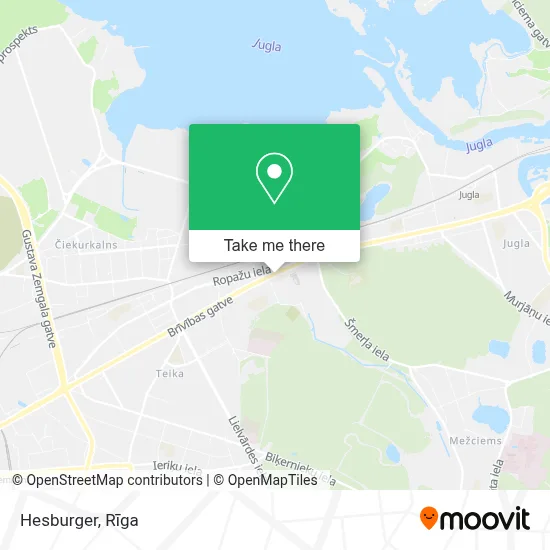 Hesburger map