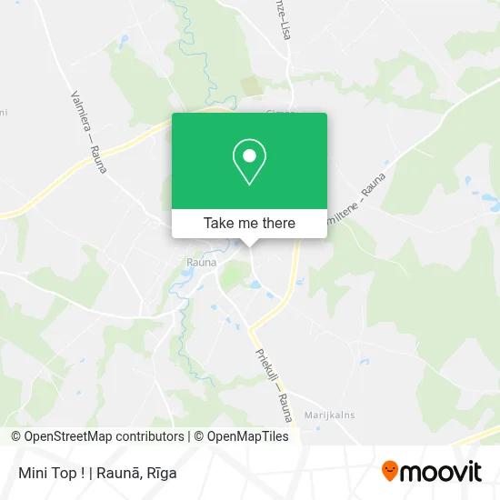 Mini Top ! | Raunā map