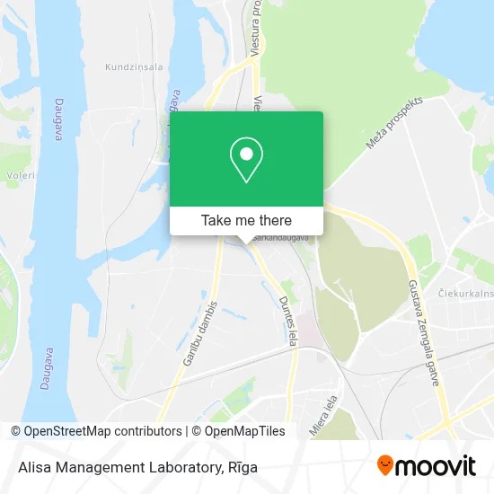 Alisa Management Laboratory map